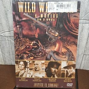 Wild West DVD Movies Volume 1 Volume 2 Justice is Coming 4 Movies on 2 DVDs
